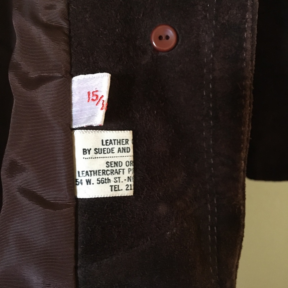 Perfect Vintage Leather Jacket - Warm Winter Coat - Picture 5 of 16